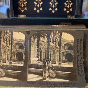 Stereoview Keystone View Company V27604T Cloisters Of Sao Jetonymo Monastery (O)